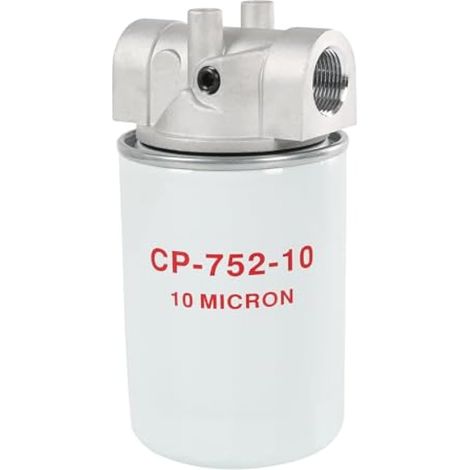 Filtre à Huile hydraulique de 10 microns, Design Rotatif, Filtre de Ligne de Retour avec Port indicateur, débit de 20 GPM, 200 psi, Port NPTF de 1,9 cm, Remplacement 221006 (1/5)
