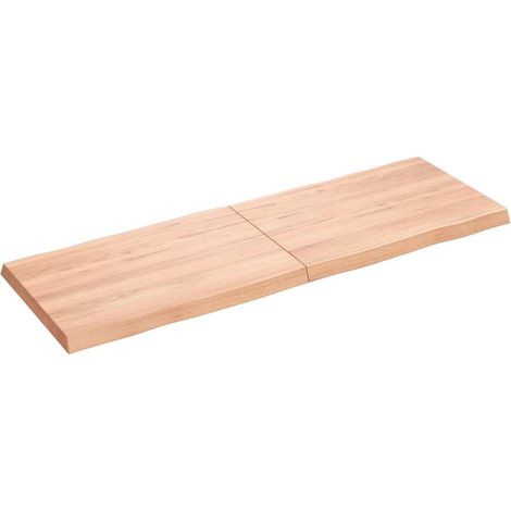Dessus de table  Dessus de bureau  Plateau de table bois massif traité bordure assortie
