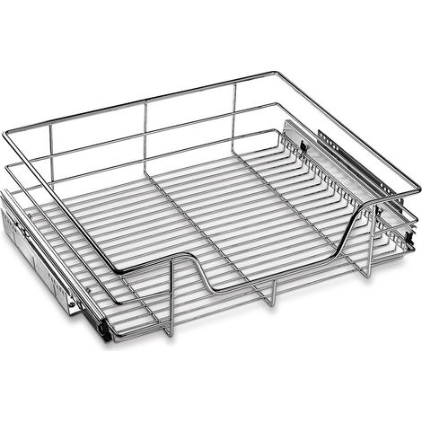 SOTECH 60 cm Teleskopschublade Küchenschublade Teleskop Küchen Regal Schublade