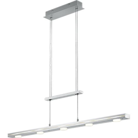 Suspension Led - 7x LED SMD intégrées, Nickel mat - TRIO - LACAL (1/5)