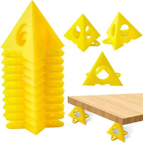 Porte-peinture pyramidal - Support pour peinture de menuiserie - Support pour pistolet à peinture - Bloc de rangement pour outils - Socle de menuiserie - 20 pièces (1/5)