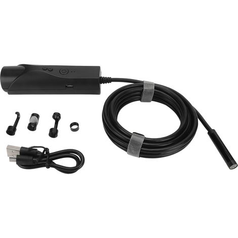 Caméra endoscopique WiFi 8 mm HD 1080p étanche IP67 avec 6 LED, compatible Android et iOS, portée de 1 m. (1/5)