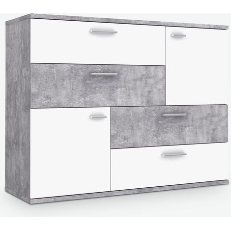 Fadia Legno laminato - Grigio chiaro / bianco (1/5)