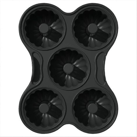 Silikon-Donutform für Heißluftfritteusen, kompatibel mit den Modellen AF400EU, AF451EU, SL400EU, AF500DE und anderen (1 Stück). (1/5)
