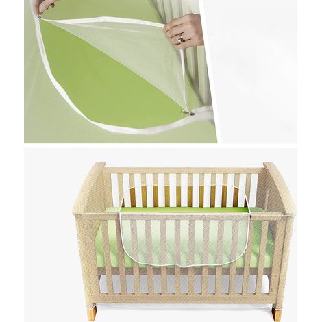 Moustiquaire pour berceau, couffin et lit bébé – Moustiquaire pour bébé – Moustiquaire pour chat avec fermeture éclair pour un accès rapide et facile à votre (1/5)