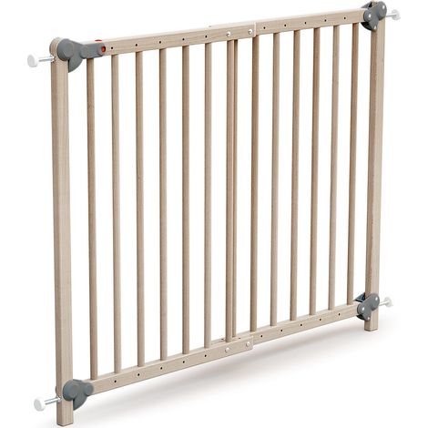 WEBABY Barrière de sécurité bébé extensible en bois LOKEE (1/3)