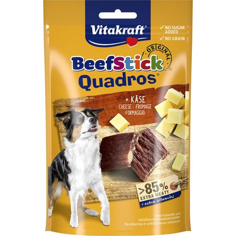 Vitakraft BEEF STICK QUADROS Käse 70 g Hundeleckerli (1/2)