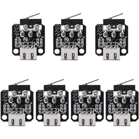 Pair 7 Pièces Butées De Fin De Course Pour Imprimante 3D, Module De Fin De Course Mécanique Pour Pièces D'Imprimante 3D, Compatible Avec La Série Ender 3/5/Pro/V2 Cr-10 S4 S5 (1/5)