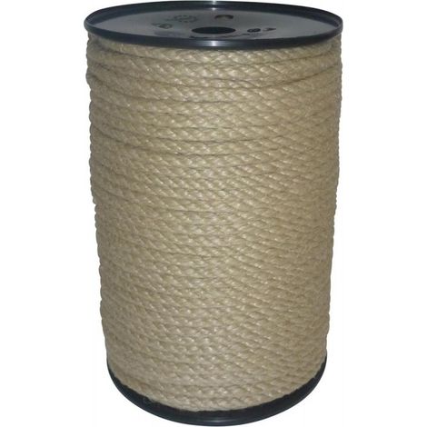 Fibre Corda A Trefoli 6 Millimetri 100M Polipropilene