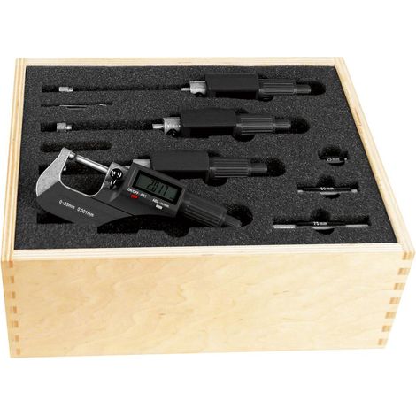 Fortis Bügelmessschrauben-Set 0-100mm (1/4)