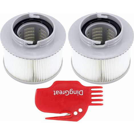 Cartouches filtrantes de rechange DingGreat (lot de 2) pour piscines et spas Whirlpool, compatibles avec le filtre à cartouche MSPA FD2089. (1/5)