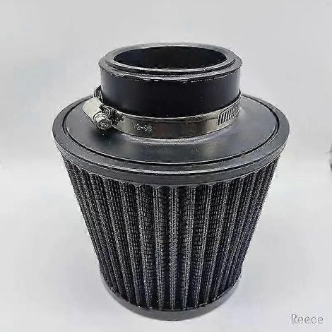 Filtre à air universel à haut débit KN 102 mm, 89 mm, 76 mm, 3, 3,5, 4 pouces, conique, pour KN 14084-2, tête champignon (noir, logo KN 70 mm) (1/5)