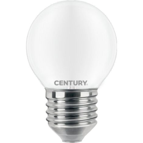 Lampadina led sfera Century satinata e27 6 w (60 w) 4.000k (1/2)