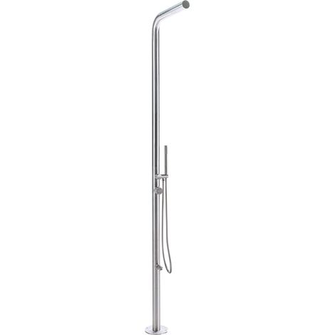 Douche d'Extérieur Moderne en Acier Inoxydable Argenté Sorapata (1/5)