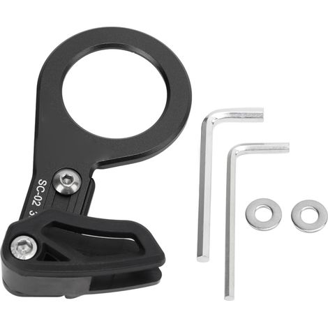 Guide de chaîne pour VTT, stabilisateur de chaîne de vélo de montagne, déflecteur de chaîne noir pour bracket inférieur (1/5)