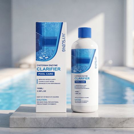 Pool water clarifier with a gentle formula to combat turbidity and maintain water clarity -- 100ml -- BIEMMEDUE (1/5)