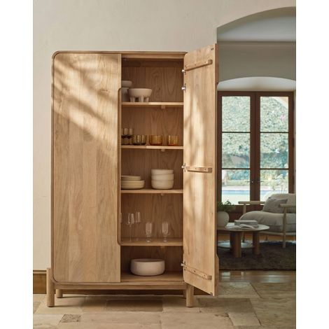 Kubo - Armoire en bois de manguier massif (1/5)
