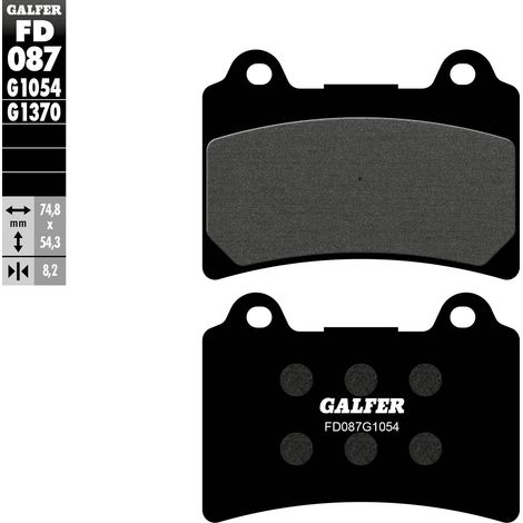 Pastillas de freno Galfer KH123 semimetálicas