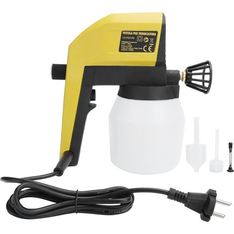 Pistolet à Peinture Électrique 100W 16A 220V, Machine à Peindre pour Maison, Outil de Pulvérisation Professionnel