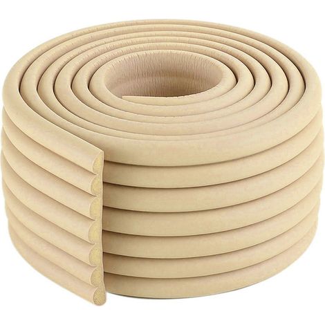 Protège-bords de table en forme U auto-adhésif antidérapant de 2M, bande de protection anti-choc pour coins de meubles, protège-coins souple (1/4)