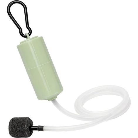Oxygénateur USB pour aquarium, silencieux, 1 W, pour aquarium d'extérieur, pêche, camping, alimentation de secours en cas de coupure de courant, noir (1/5)