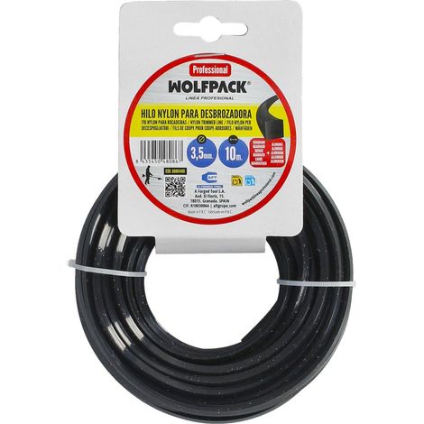Hilo Nylon/Aluminio Cuadrado Profesional 3,5mm (Rollo 10mt.) (1/4)