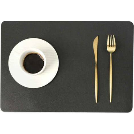 Paquet de 4 tapis résistants à la chaleur pour la maison, tapis de table à manger imperméables et résistants à l'huile 43x30cm (1/5)