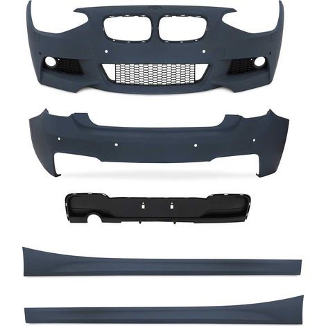 Pare-chocs Body kit convient aux lave-phares pour BMW Series 1 F20 2011-2015