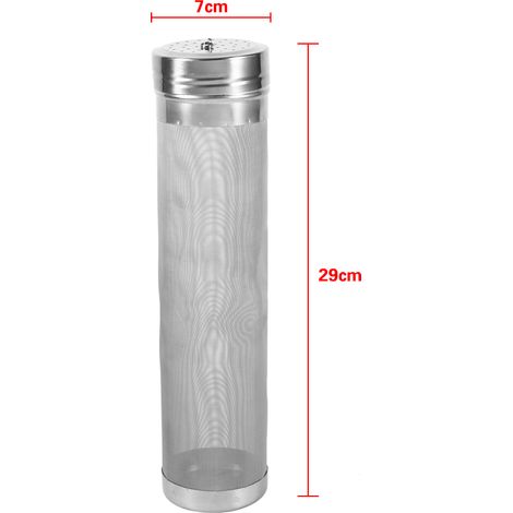 Filtre à bière et vin en acier inoxydable pour brassage amateur, 300 microns, accessoire pratique pour la maison (1/5)