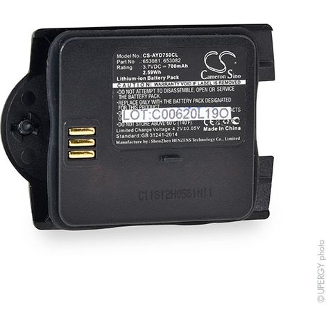 NX - Batterie téléphone 3.7V 700mAh - 653081653082BKBNB 220 21/1