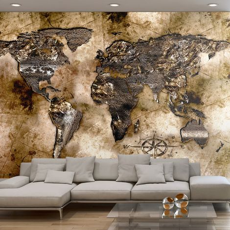Fotomurale - Vecchia mappa del mondo - 400x280 (1/4)