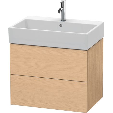 Duravit L-Cube mueble bajo lavabo suspendido, 2 cajones,