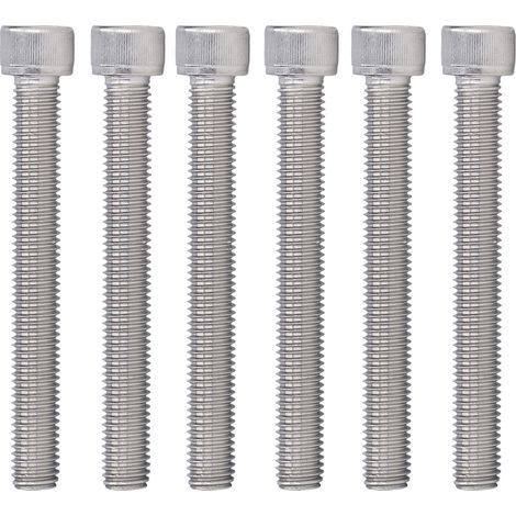 Vis M12x100 tête cylindrique creuse DIN 912, lot de 20, filetage grossier, inox A2-70, acier inoxydable. (1/5)