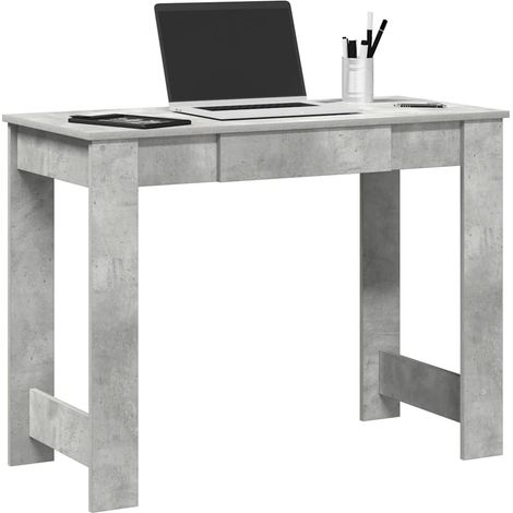 Schreibtisch Betongrau 100x45x75 cm Holzwerkstoff