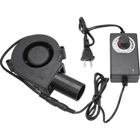9733 Ventilator für kleine Kocher, 12 V, 5500 U/min, Drehzahl einstellbar, ideal zum Kochen, Campen und Grillen. Holzkohleanzünder. US-Stecker. (1/5)