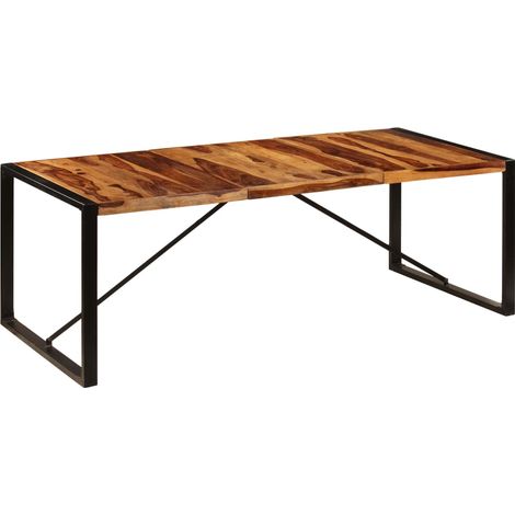 Esstisch 220x100x75 cm Massivholz Akazie