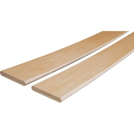 Listón de haya para muelles de 795 mm para somier de cama, 3 uds.