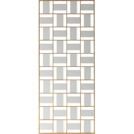 Miroir mural art deco POZZA - L 72 x H 133cm (1/3)