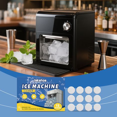 Reinigungstücher für Eiswürfelbereiter – Schonende Reinigung für die tägliche Innenpflege von Eiswürfelbereitern, Entfernung von Kalk und Flecken – 12 Stück -- DTEKGAZ (1/5)