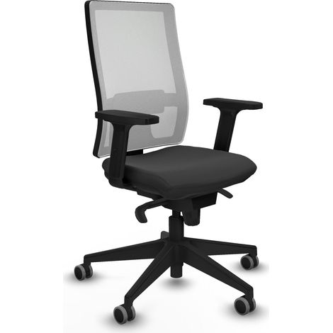 Bürostuhl piqueras y crespo Horna schwarz verstellbare Armlehnen