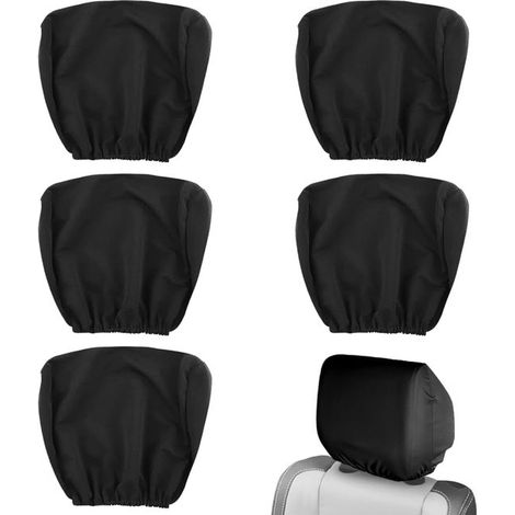 Set di copri poggiatesta traspiranti e protettivi per auto. Universali. Lavabili. Per auto, camion, SUV e camper. Antipolvere e resistenti all'abrasione. (1/5)