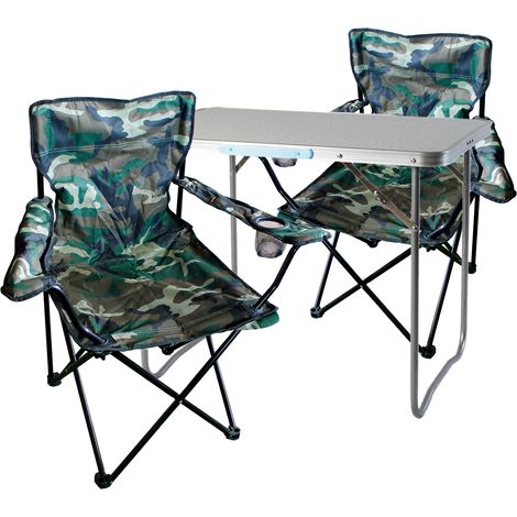 3-teiliges Campingmöbel Set Camouflage-MMC330870+2xMPO2469 (1/5)