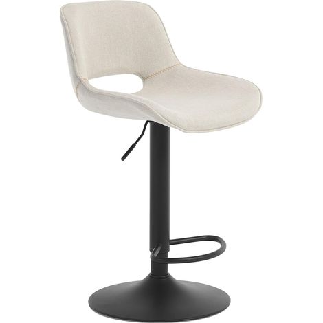 WOLTU 1x Sgabello da bar cucina alto girevole regolabile poggiapiedi Chicago - Beige