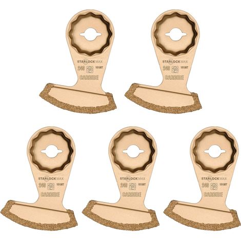 Fein 5x Lames de scie en carbure StarlockMax 1,2 mm - 63903240230 (1/2)