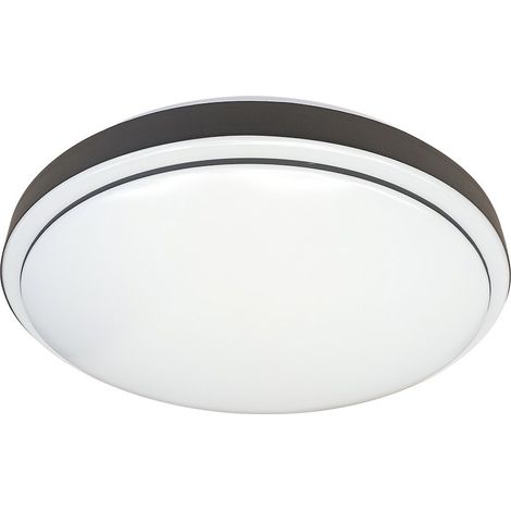 Plafonnier rond minimaliste noir Ø33 cm 2xE27 15W LIRIA Milagro (1/5)