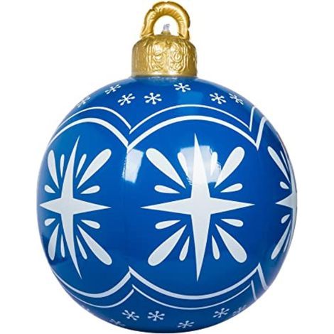 Boule de Noël gonflable en PVC – Décoration de Noël gonflable pour usage extérieur (11) (1/5)