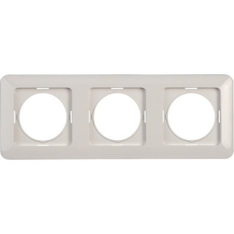 Plaque de finition vilma-electric 3-ne sl valge compatible style sl 250 blanche