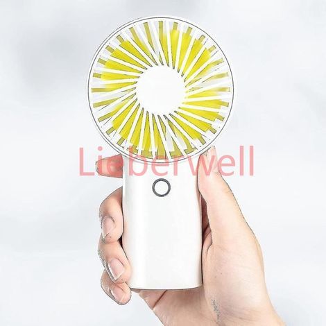 Mini ventilateur portatif, petit ventilateur de poche rechargeable par USB [4000 mAh, 5 à 20 heures de fonctionnement] (1/5)