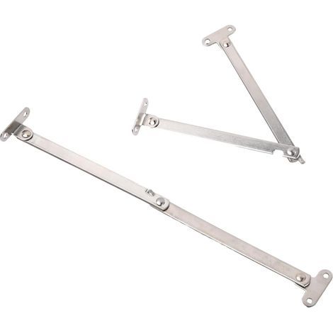 Set mit 2 Hebebändern für Falttüren von Kleiderschränken – Silber (1/5)