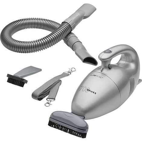 Aspirateur à main 700W – Filtre permanent – Grand rayon d'action 6m – Accessoires : embout flexible et brosses – Clatronic (1/8)